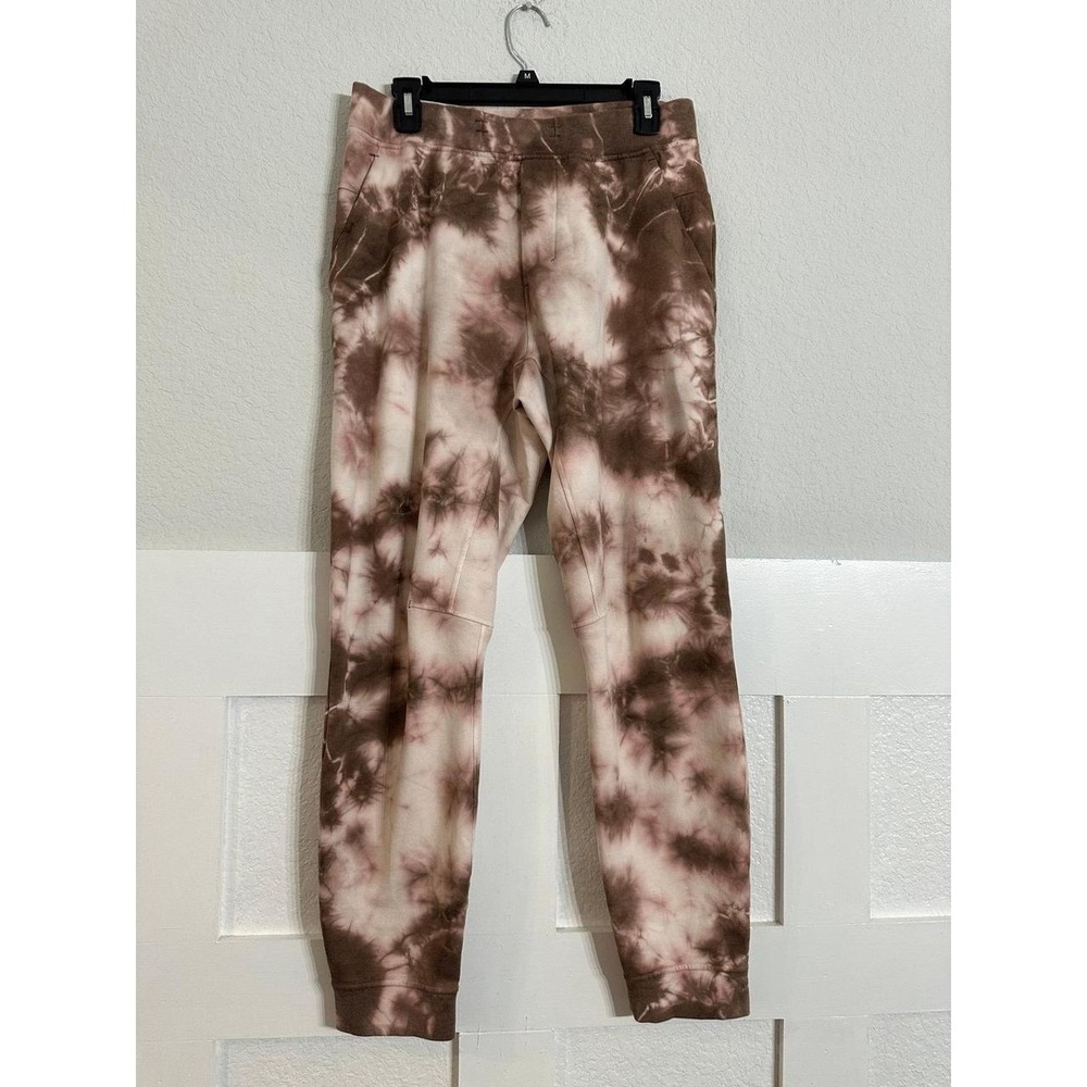 Lululemon Mens City Sweat Jogger Medium Pink Brown Earth Clay Dye Sweatpants